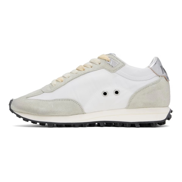 Golden Goose Gray & White Running Marathon M77 Sneakers - Picture 9 of 12